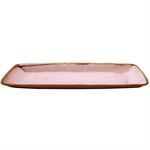 APS Ming rechthoekig bord 35 cm roze - keramisch serveerbord voor sushi