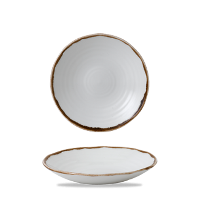 Dudson Harvest Natural organische coupekom 21 cm – naturel porseleinen kom voor restaurants