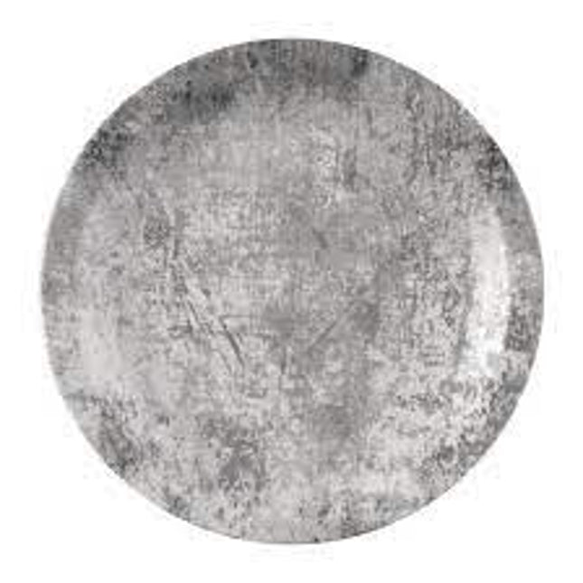 Dudson Urban Grey bord 25,4 cm – grijs porseleinen bord voor fine dining en restaurants