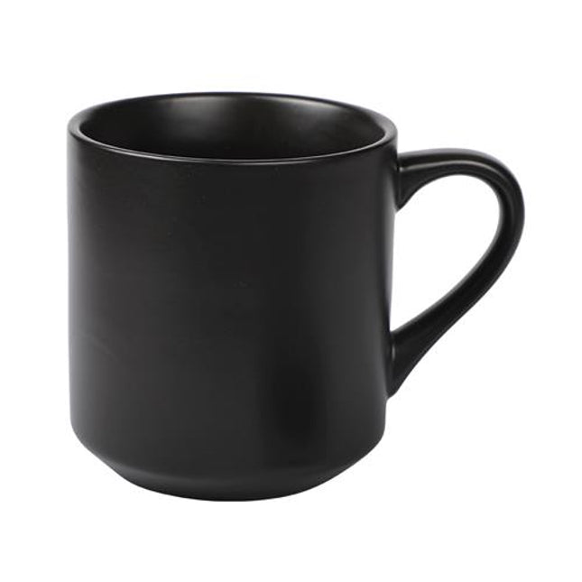 APS koffiemok zwart 340 ml - porseleinen mok voor koffie in cafe en restaurant
