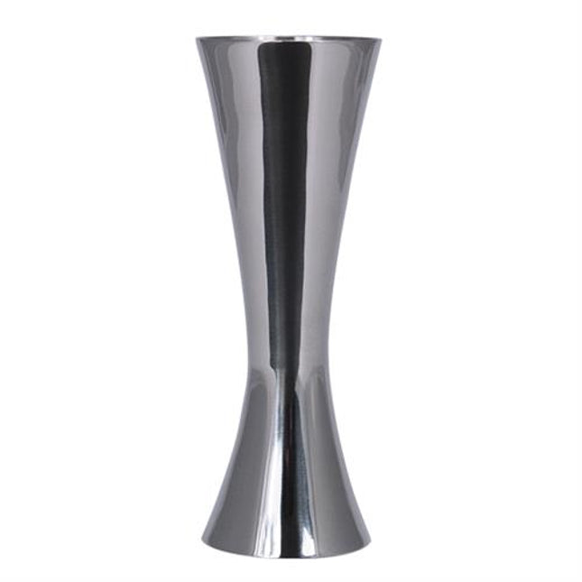 APS Aero jigger zilver 25/50 ml – slanke maatbeker voor cocktails in bar en restaurant