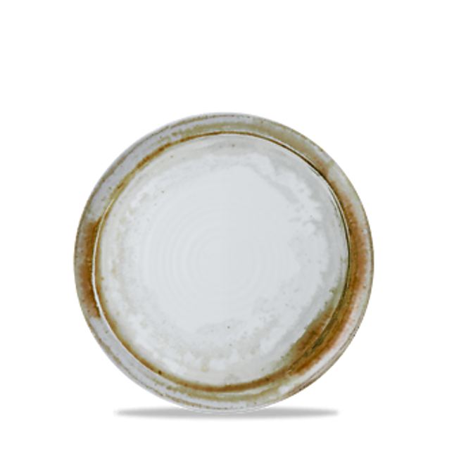 Dudson Sandstone organisch plat coupebord 31,8 cm – zandsteenkleurig porseleinen bord voor de horeca