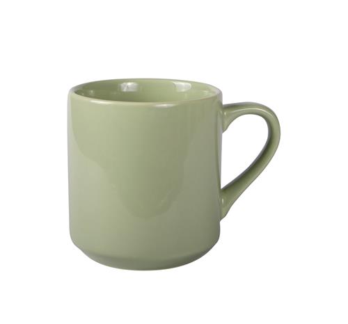 APS koffiemok lichtgroen - gekleurde porseleinen mok voor cafes