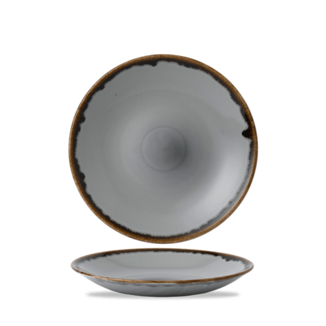 Dudson Harvest Grey diep coupebord 28,1 cm – grijs porseleinen diep bord voor de horeca
