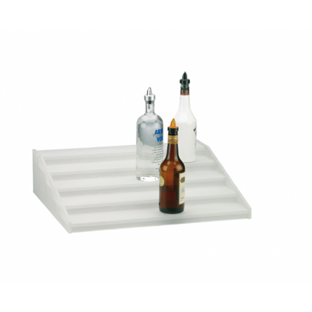 APS flessentrap acryl 5 treden - transparante presentatiestandaard voor de bar