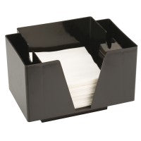 APS bar caddy vierkant zwart - organizer voor rietjes en bestek achter de bar