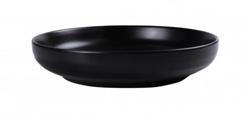 APS Ming kom zwart 20 cm - grote keramische serveerkom voor restaurants