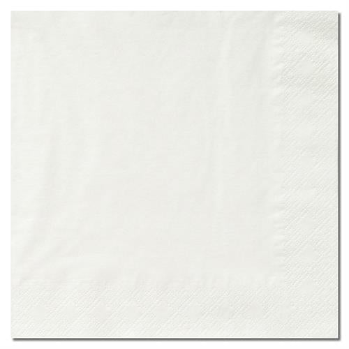 Cocktailservetten wit 24x24 cm – papieren servetten voor de bar en horeca