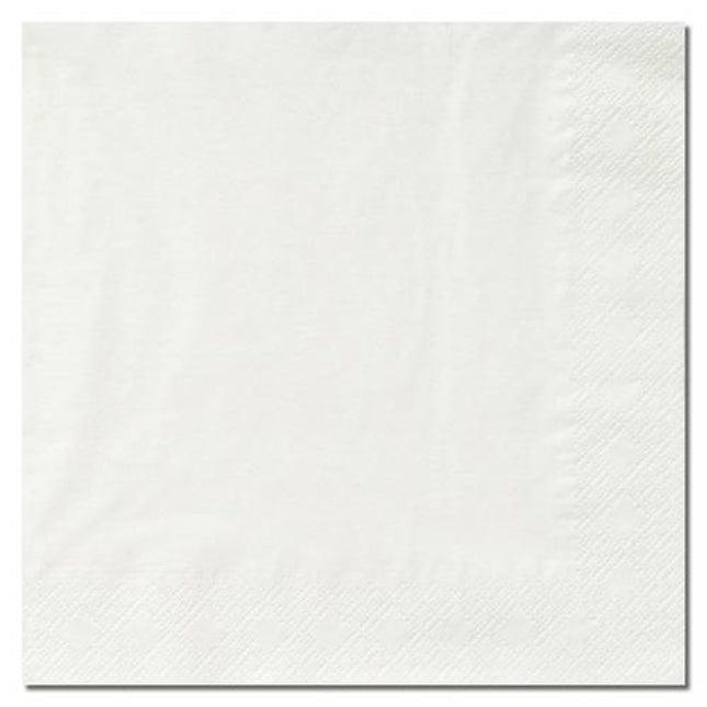 Cocktailservetten wit 24x24 cm – papieren servetten voor de bar en horeca