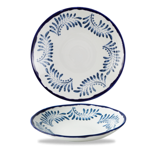 Dudson Harvest Mediterranean organische coupekom 27,9 cm – mediterrane porseleinen kom voor fine dining