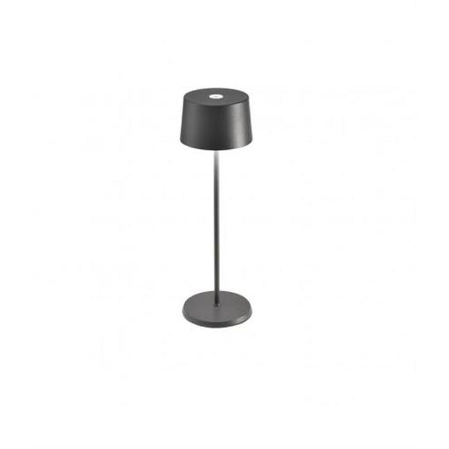 APS Olivia PRO tafellamp donkergrijs met LED-dimmer - draadloze sfeerlamp