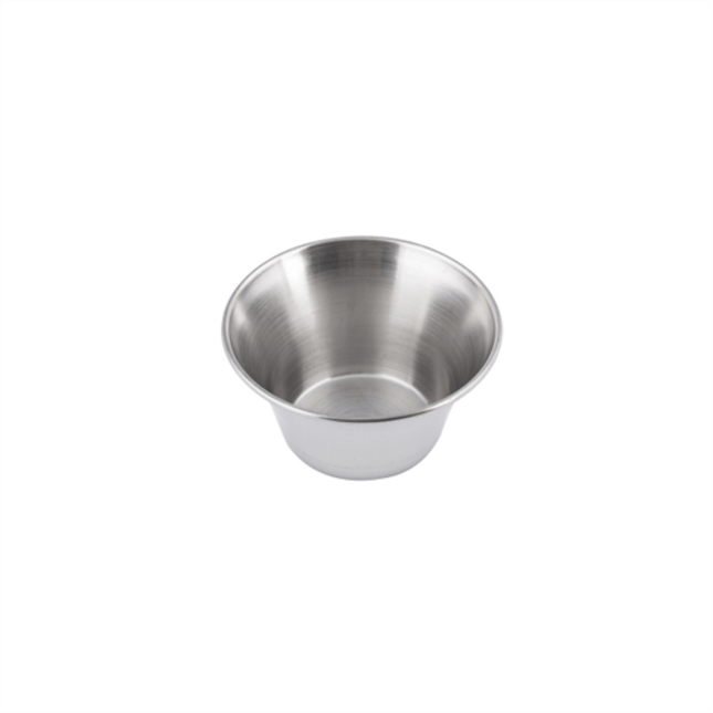 Tablecraft RVS sauskommetje 118 ml met uitlopende rand – dipbakje voor bar, bistro en buffet