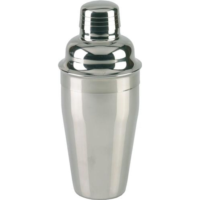 APS cocktailshaker gepolijst 3-delig 550 ml - klassieke shaker voor de bar