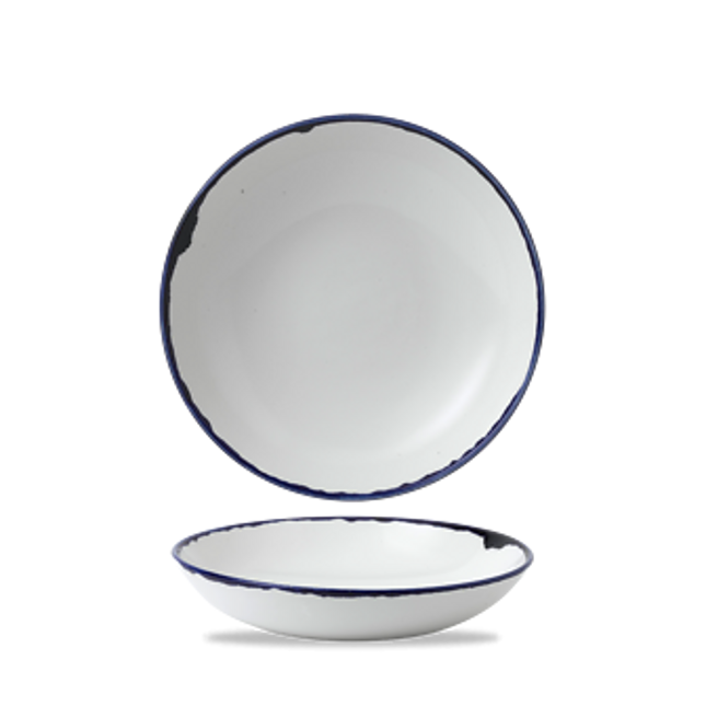 Dudson Harvest Ink coupekom 24,8 cm – inktzwarte porseleinen kom voor restaurants