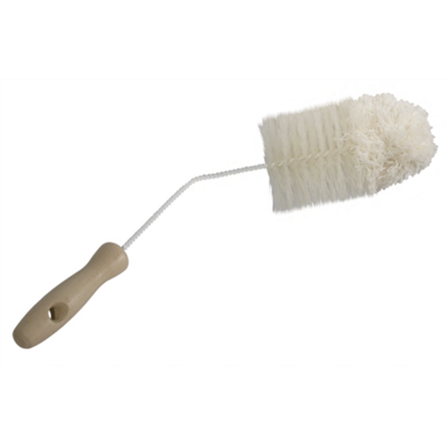 APS decanteerborstel 38 x 7 x 8 cm – reinigingsborstel voor karaffen en decanteerkannen